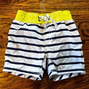 Sweet navy and white swimsuit, Baby Gap, excellent/like-new condition, 12-18mo